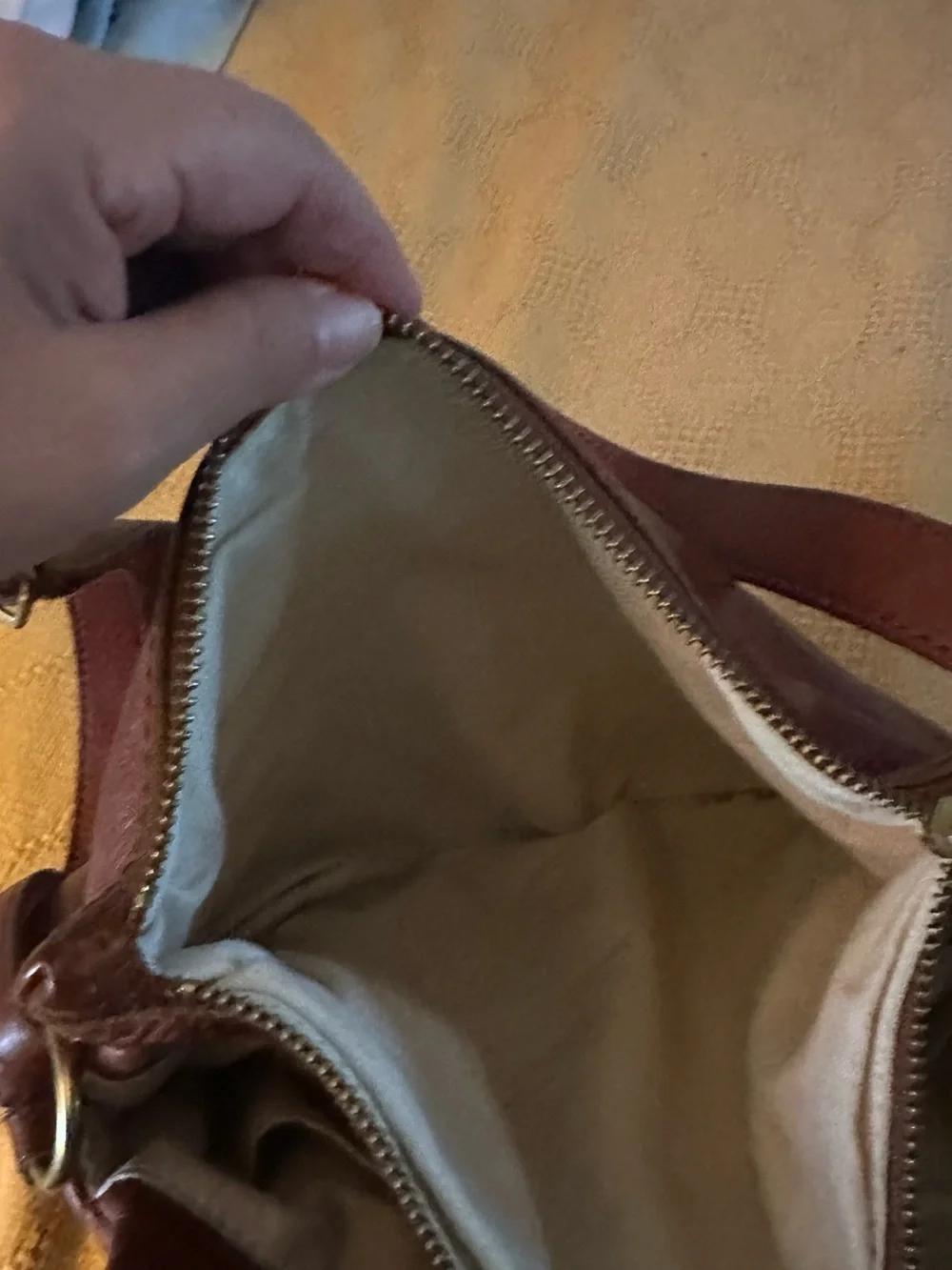 Mango Burgundy Leather Crossbody Bag